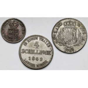 Germany, Silver coins - lot (3pcs)