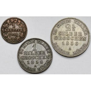 Germany, Silver coins - lot (3pcs)
