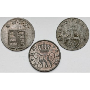 Nemecko, Strieborné mince - sada (3ks)