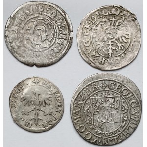 Německo, Stříbrné mince - sada (4ks)