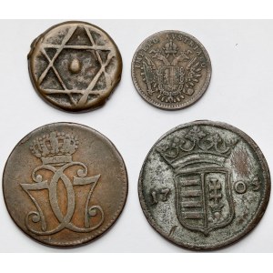 World, lot of 4 coins