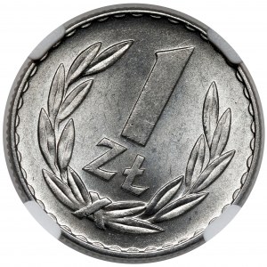 1 złoty 1957 - rzadka w takim stanie - skrętka