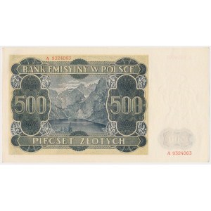 500 złotych 1940 - A