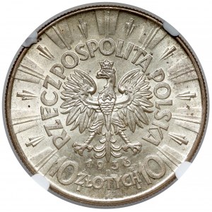 Piłsudski 10 złotych 1936 - piękne