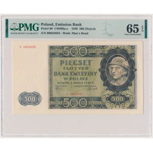 500 zlotých 1940 - B