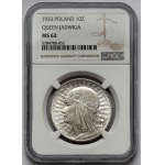 Głowa Kobiety 10 złotych 1933