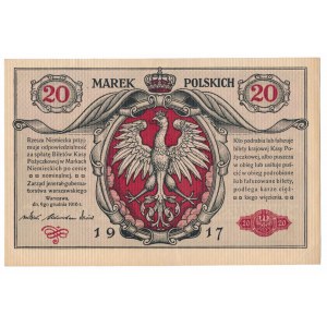 20 mkp 1916 jeneral - krásné a velmi vzácné v tomto stavu