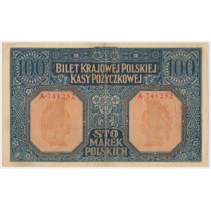 100 mkp 1916 jeneral - 6-stellig - ausgezeichneter Zustand