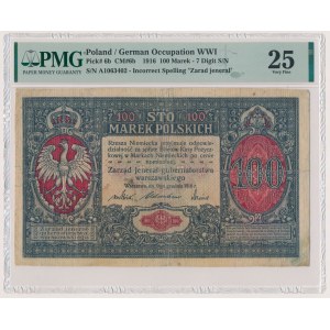 100 mkp 1916 jeneral - číslovanie 7 číslicami
