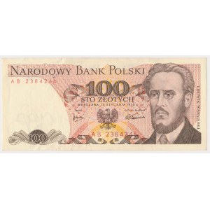 100 złotych 1975 - AB
