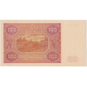 100 zlotých 1946 - malé písmeno