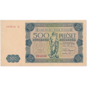 500 zlotých 1947 - J3