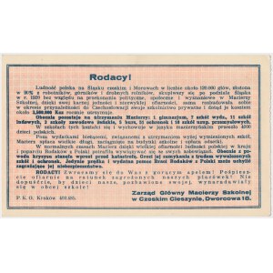 Macierz Szkolna, CEGIEŁKA pro polské školy v Československu, 50 grošů (20. léta 20. století)