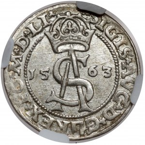 Sigismund II Augustus, Trojak Vilnius 1563 - sehr schön