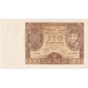 100 Gold 1934 - Punkt zwischen den Buchstaben der Serie