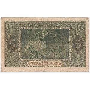 Dobový falzifikát 5 zlatých 1926