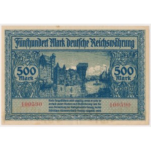 Gdansk, 500 mariek 1922