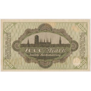 Gdaňsk, 1 000 marek 1922