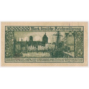 Gdaňsk, 10 milionů marek 1923 - bez série