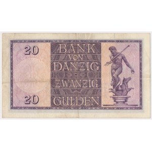 Danzig, 20 guldenov 1932 - C/A