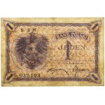 1 złoty 1919 - S.2 H - seria jednocyfrowa