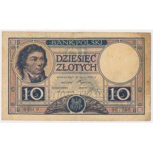 10 złotych 1924 - II EM. F