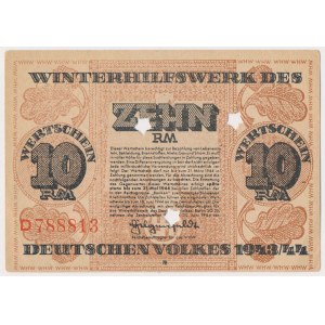 Zimná pomoc nemeckému obyvateľstvu, 10 značiek 1944 - D