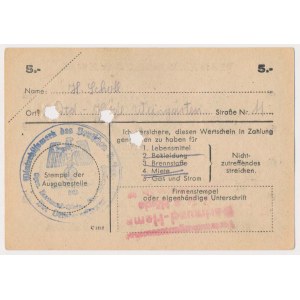 Zimná pomoc nemeckému obyvateľstvu, 5 mariek 1944 - L