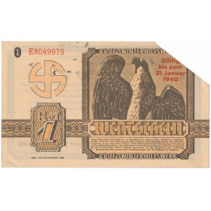 Pomoc Zimowa Ludności Niemieckiej, 1 marka 1940 - E