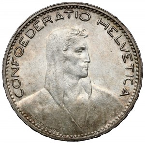 Švajčiarsko, 5 frankov 1923-B, Bern