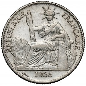 Francúzska Indočína, 50 centov 1936