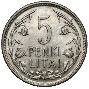 Litauen, 5 litai 1925