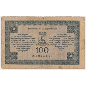 Schneidemühl (Píla), 1 MILIÓN - reprint zo 100 mk 1922