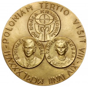 Vatikanstadt, Johannes Paul II., Medaille 1987 - Reise nach Polen 1987