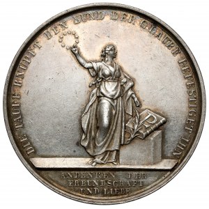 Nemecko, krstná medaila bez dátumu (19. stor.)