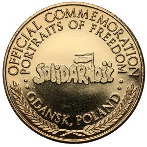 Medaila 1990 - Lech Wałęsa / Sloboda Poľska