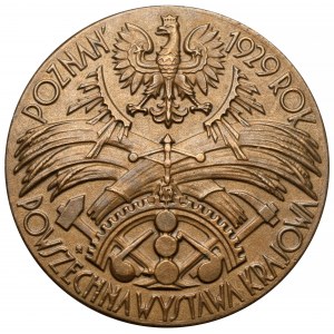 Medaille, Allgemeine Landesausstellung Poznań 1929 - kleine Bronze