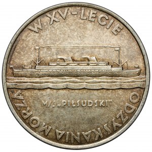 SILBERNE Medaille des See- und Kolonialbundes / 15. Jahrestag der Rückeroberung des Meeres 1935