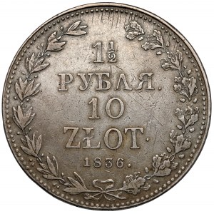 1-1/2 Rubel = 10 Zloty 1836 MW, Warschau