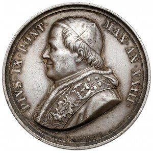 Vatikán, Pius IX, medaila 1868 - Galleria Piana