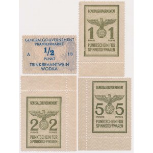 General Government, Satz Premium-Briefmarken (4 St.)