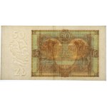50 złotych 1929 - bez serii i numeracji, szeroki margines