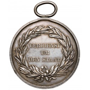 Deutschland, Friedrich Wilhelm III, Preismedaille - Verdienst um Den Staat