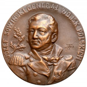 Medaille, Joseph Sowinski General der polnischen Armee 1916 (groß)