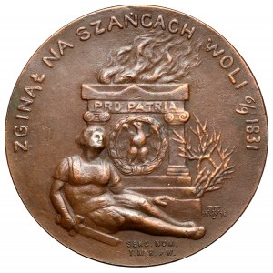 Medaille, Joseph Sowinski General der polnischen Armee 1916 (groß)