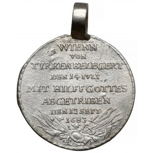 Rakúsko, medaila 1683 - Druhé turecké obliehanie Viedne
