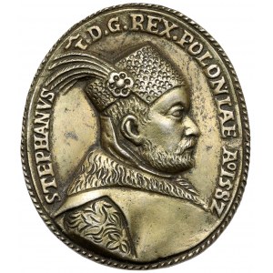 Stefan Batory, 19. století KOPIE medaile 1582