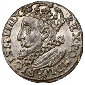 Žigmund III Vasa, Trojak Krakov 1601 - vľavo
