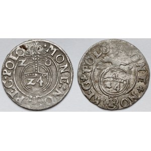 Zikmund III Vasa, polopás Bydgoszcz 1620-1623 - sada (2ks)