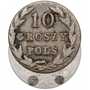 10 poľských grošov 1830 FH - Hlad - vzácne